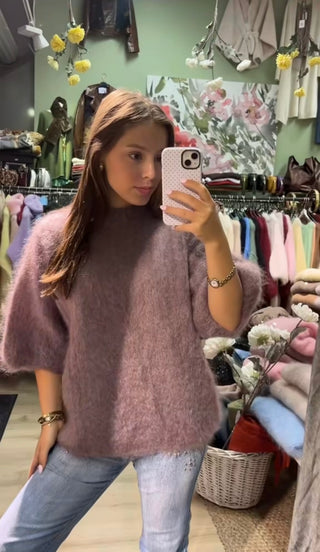 Mohairneule Olive