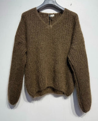 Mohairstickad Sandy