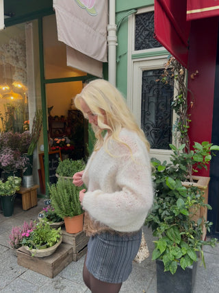 Mohairneuletakki Sophie