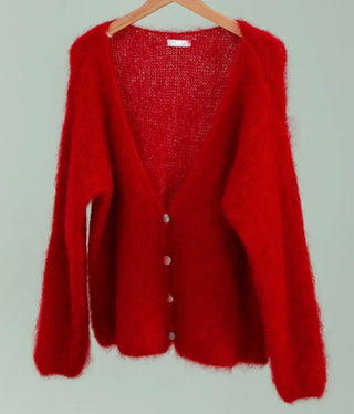 Mohair Neuletakki Alyssa