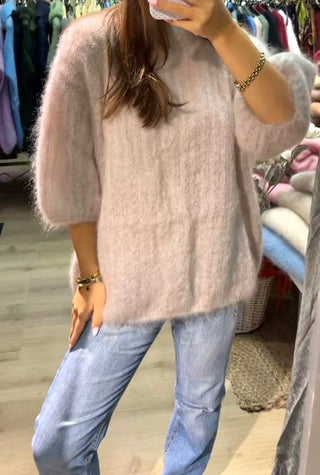 Mohairneule Olive