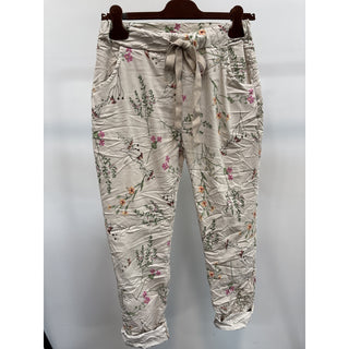STRETCHBYXOR små blommor 