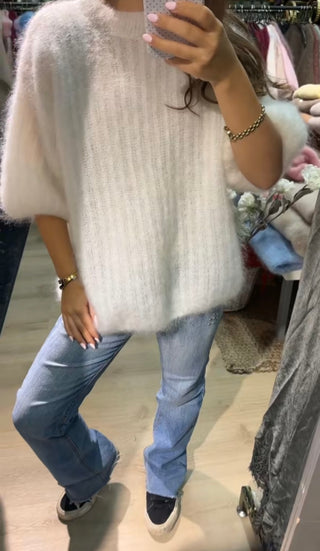 Mohairneule Olive