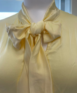 Blus med rosett