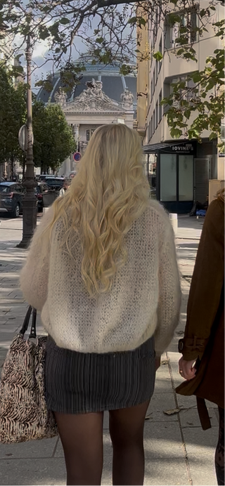 Mohairneuletakki Sophie