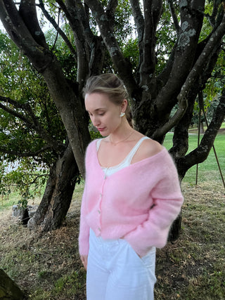 Mohair Neuletakki Alyssa