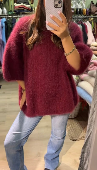 Mohairneule Olive