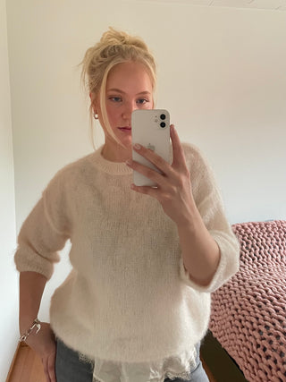 Mohairstickad Sabrina