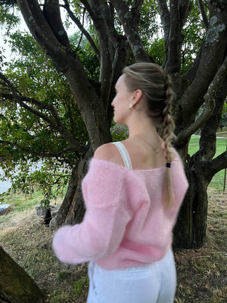 Mohair Neuletakki Alyssa