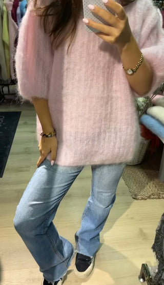 Mohairneule Olive