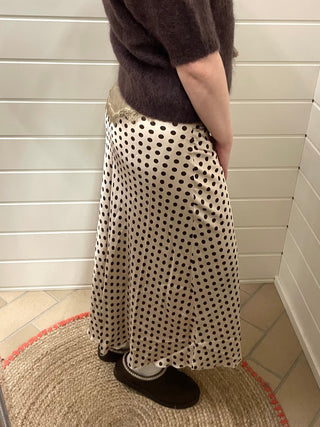 Satiinihame polkadot