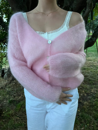 Mohair Neuletakki Alyssa