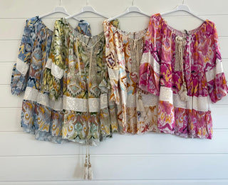 Boho viskosblus