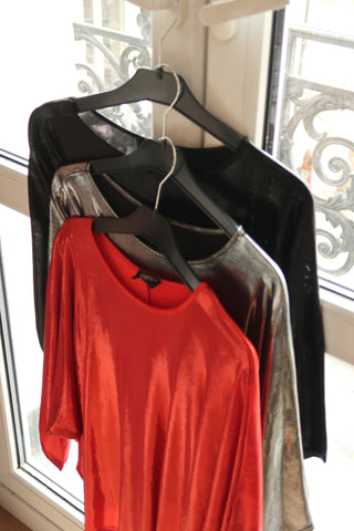 Glittrig blus