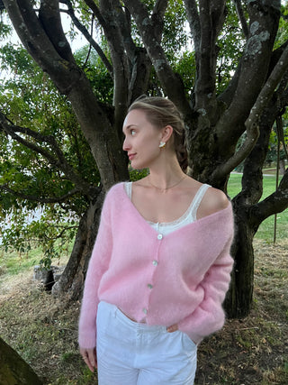 Mohair Neuletakki Alyssa