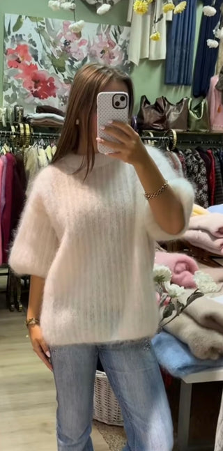 Mohairneule Olive