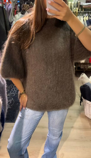 Mohairneule Olive